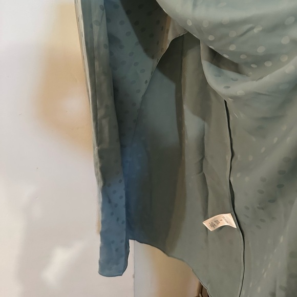 FAVORITE DAUGHTER The Singles Table One Shoulder Column Gown Slate Blue - Picture 6 of 13